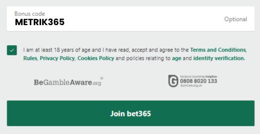 bet365 bonus code instructions